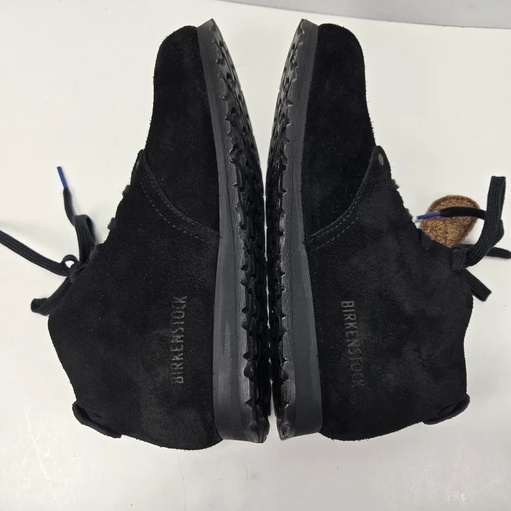 Birkenstock Dundee Plus Black Suede Shoes Women's Size EU 38 Narrow US 7-7.5